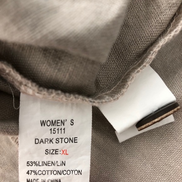 Woolrich Women’s Linen Blend Jacket in Dark Stone - Picture 6 of 7